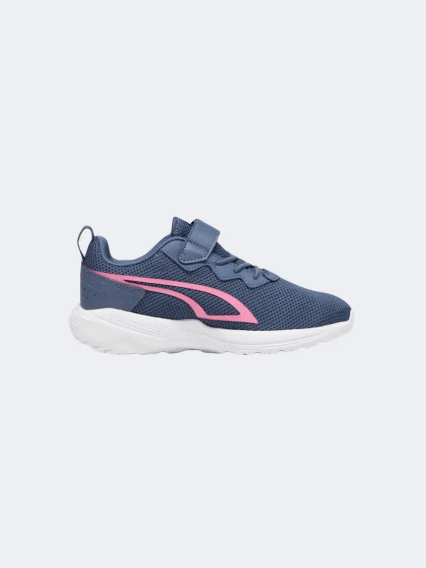 Puma All Day Active Acps Ps-Girls Lifestyle Shoes Ink Blue/Strawberry Asics Pronation Control Shoes
