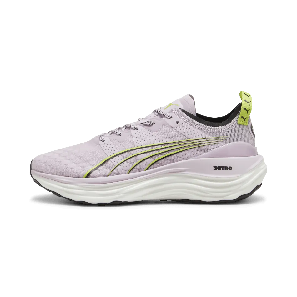 Asics Gel Fortitude 8 Running Shoe Puma ForeverRun Nitro Women's  Running Shoes in Grape Mist-Puma Black-Lime Pow SS24