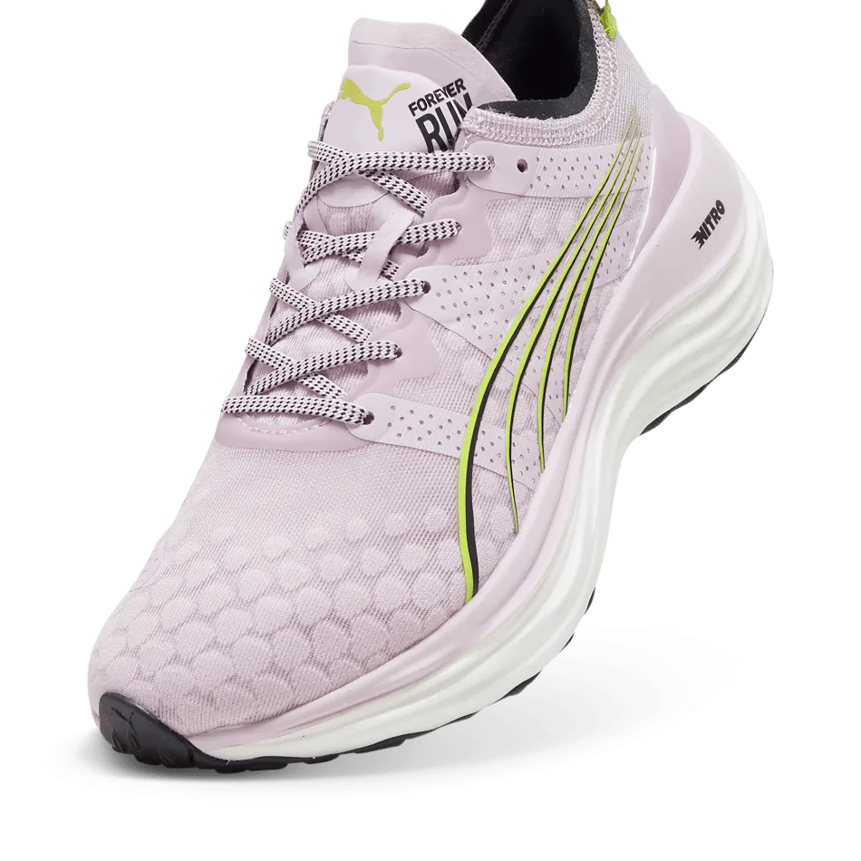 Asics Gel-venture 6 Running Shoe Review Puma ForeverRun Nitro Women's  Running Shoes in Grape Mist-Puma Black-Lime Pow SS24