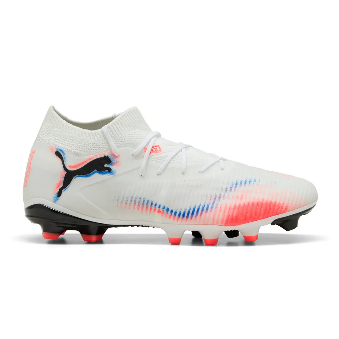 Puma Future 8 Match FG Firm Ground Soccer Shoes - White/ Puma/ Black Glowing Red Asics Gel-venture 5 Running Shoe