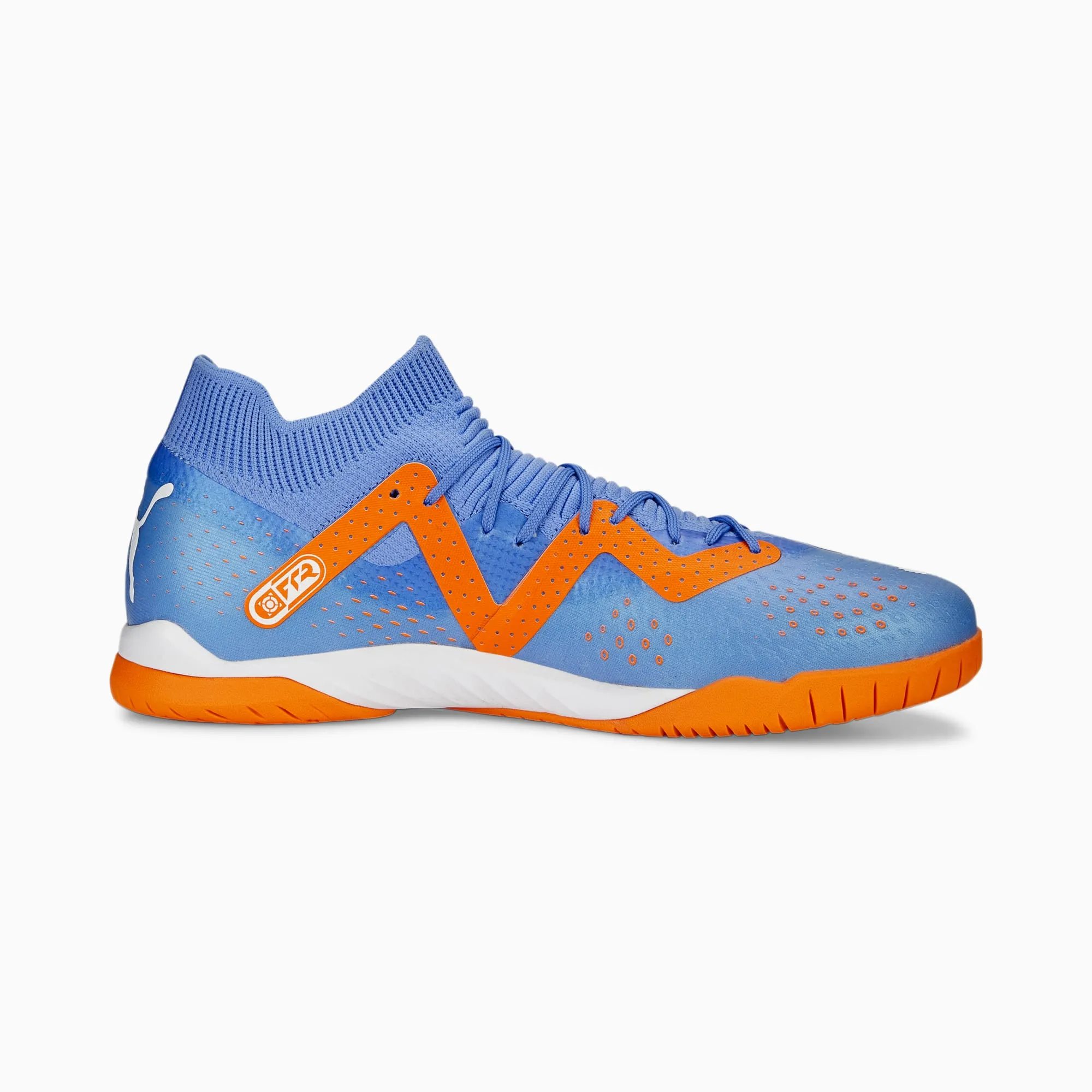 Puma Future Match Indoor Soccer Shoes 107185 01  BLUE GLIMMER-PUMA WHITE-ULTRA ORANGE Shoes Asics Gel