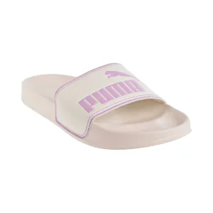 Meena Eagle Slides Puma Leadcat Big Kids/Men's Sandals Whisper White/Winsome Orchid
