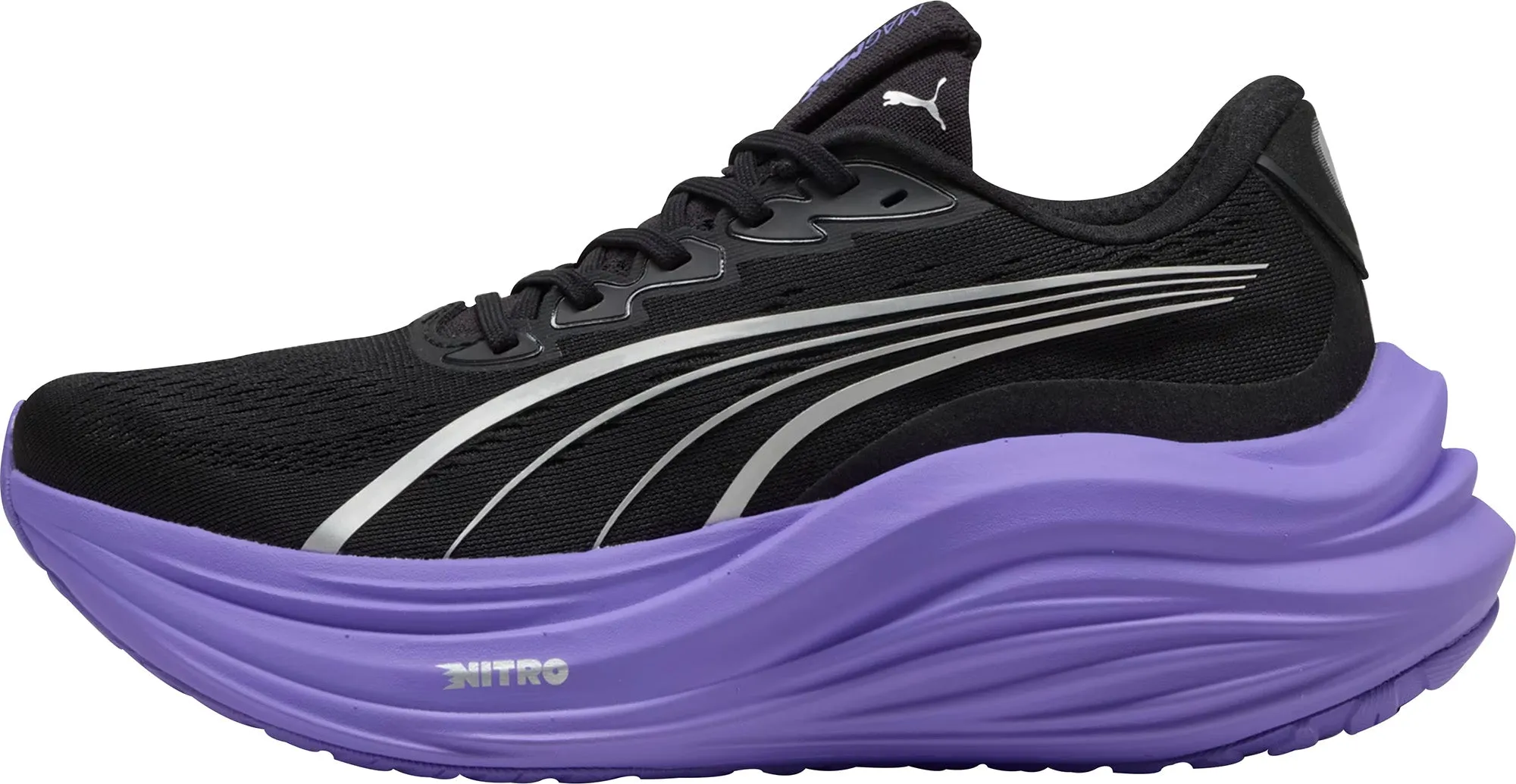 Puma MagMax Nitro Womens Running Shoes - Black Asics Ex89 Basketball Shoe