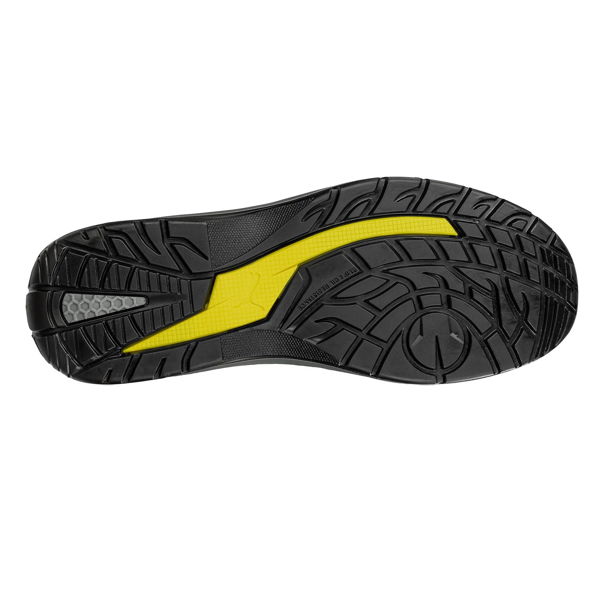 Puma Men's 632635 Touring Blue Mid Composite Safety Toe Metal Free Work Shoes Asics Gel Glide Golf Shoes