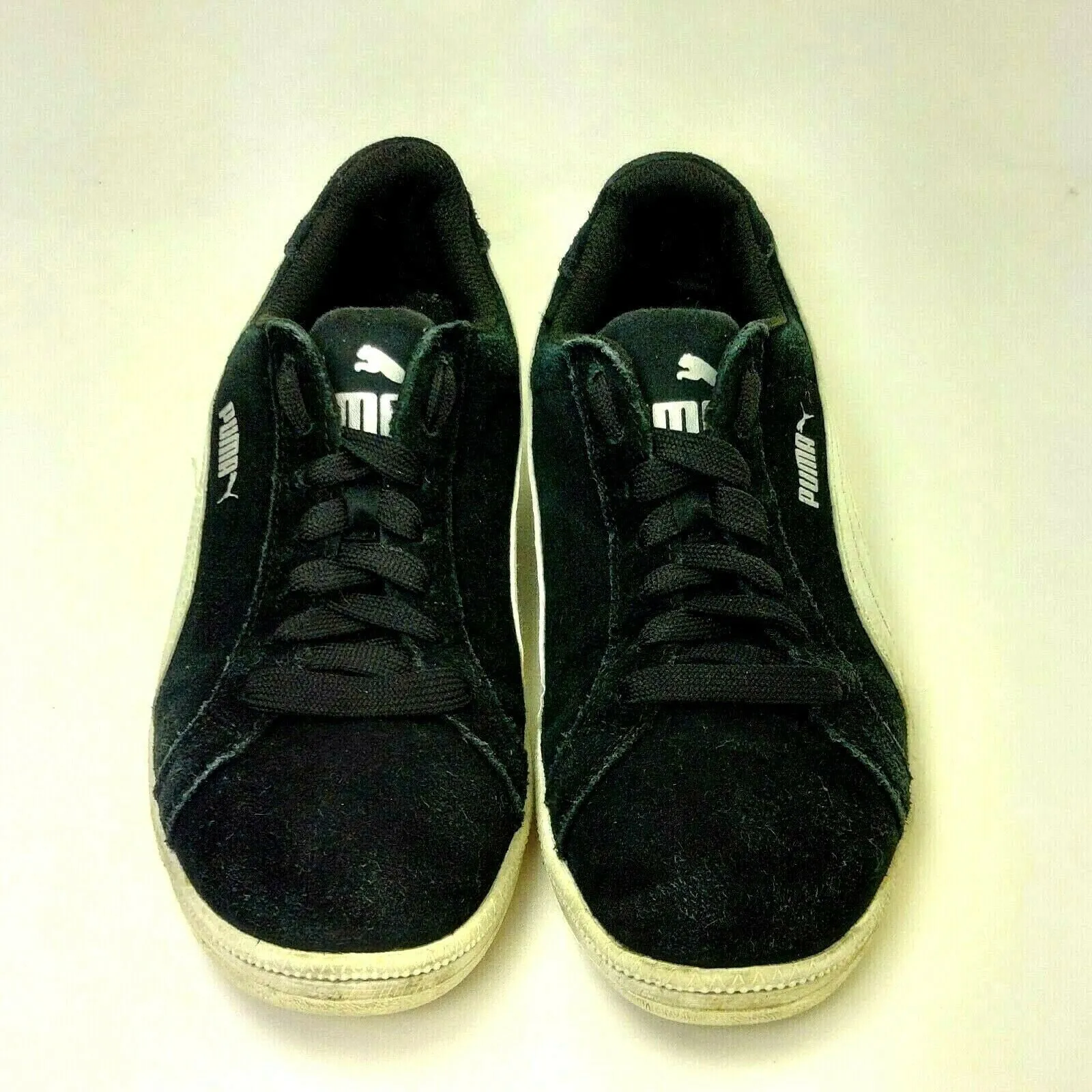 Asics Gel Noosa Shoes Puma Smash Youth Black White Suede Athletic Comfort Walking Sneakers Size 4C