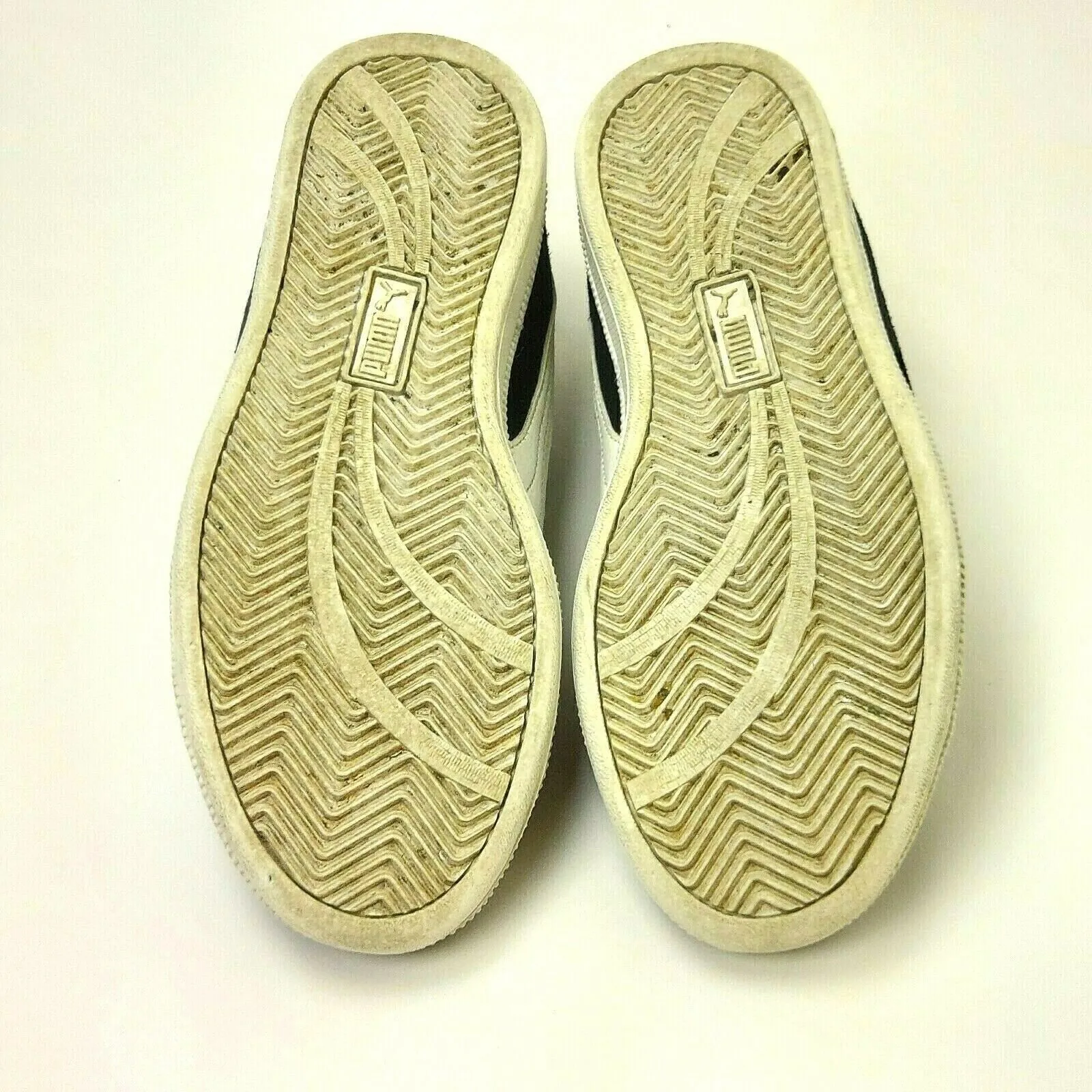 Asics Gel Scram 3 Running Shoes Puma Smash Youth Black White Suede Athletic Comfort Walking Sneakers Size 4C