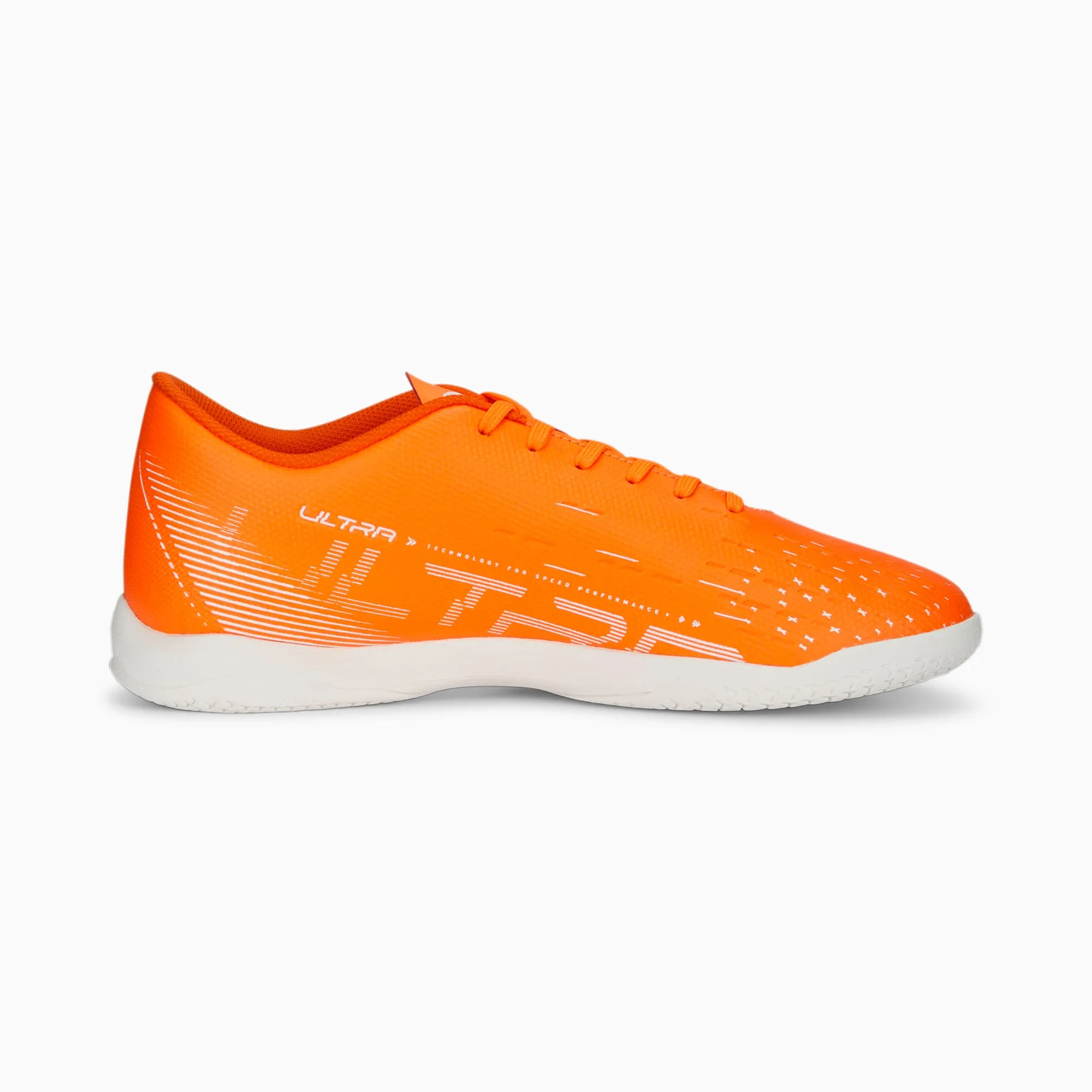 Puma Ultra Play Indoor Soccer Shoes 107227 01 ULTRA ORANGE-PUMA WHITE-BLUE GLIMMER Asics Hyrox Shoes