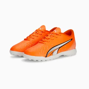 Puma Ultra Play Junior Turf Shoes 107236 01  ULTRA ORANGE-PUMA WHITE-BLUE GLIMMER Asics High Top Boxing Shoes