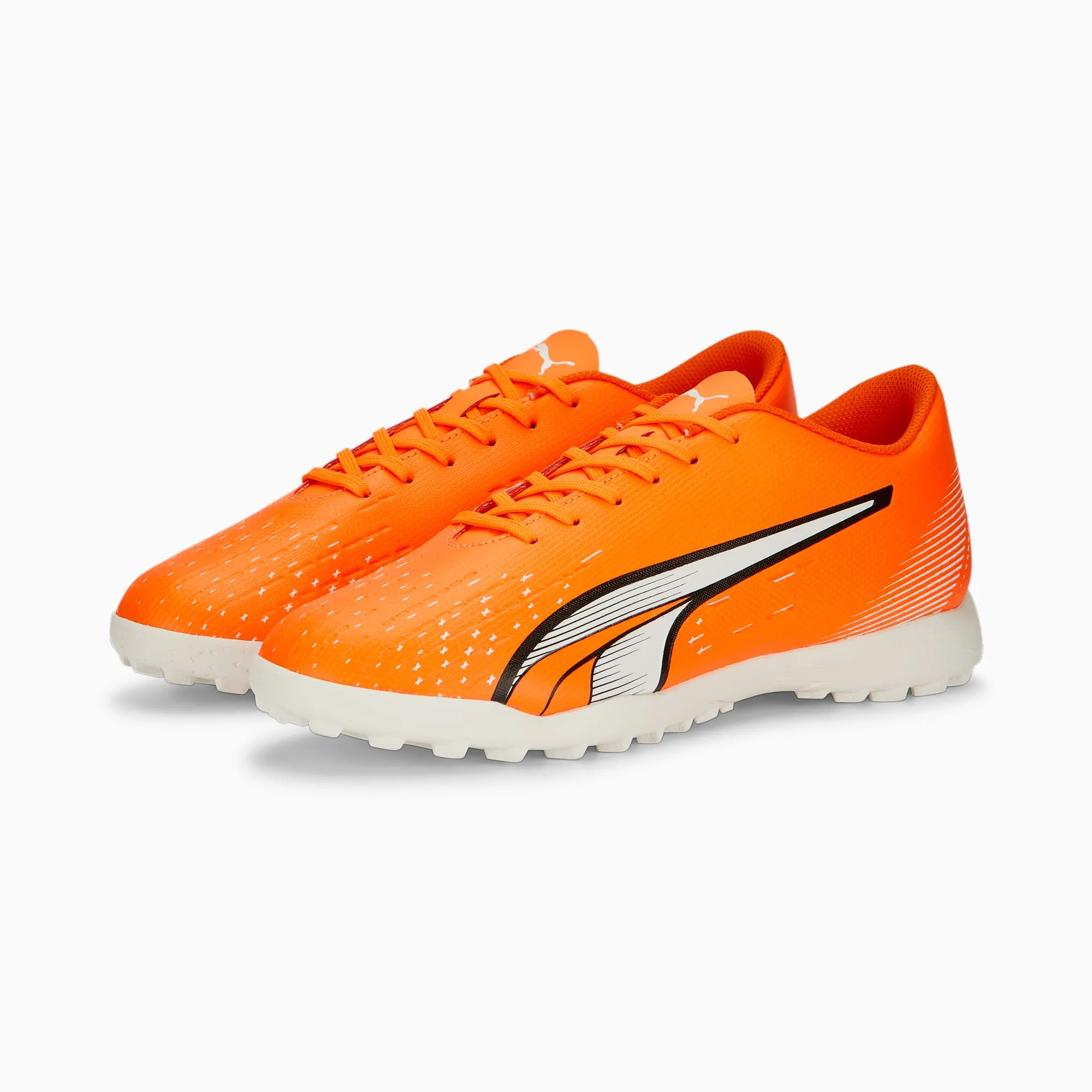 Puma Ultra Play Turf Soccer Shoes 107226 01  ULTRA ORANGE-PUMA WHITE-BLUE GLIMMER Asics Tigers Wrestling Shoes