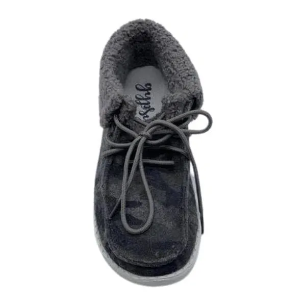 Gypsy Jazz Heather Camo Mikey Shoe Platform Heel Sneakers