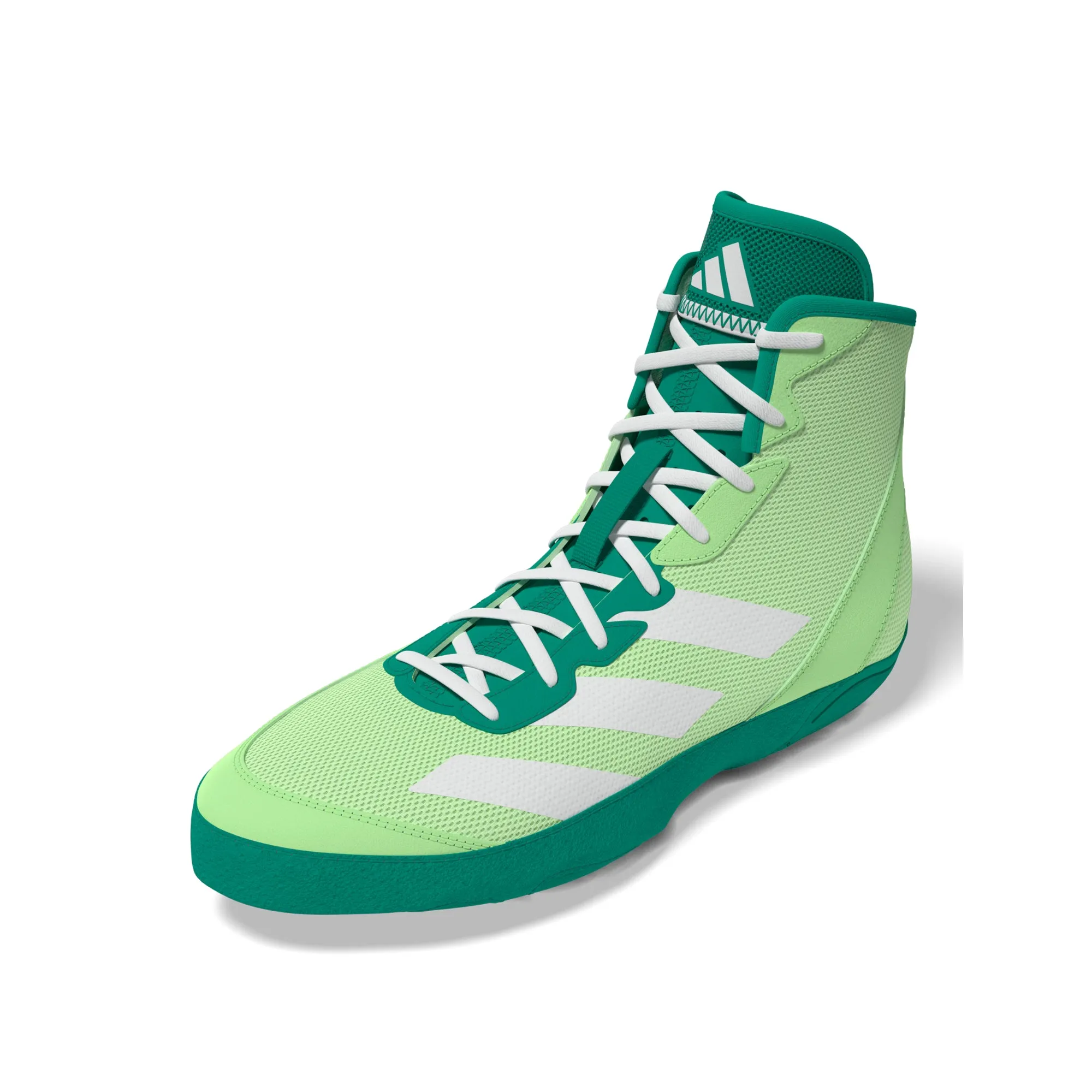 Adidas Team Zissou Shoes Adidas Adizero Lime/White/Teal Wrestling Shoes