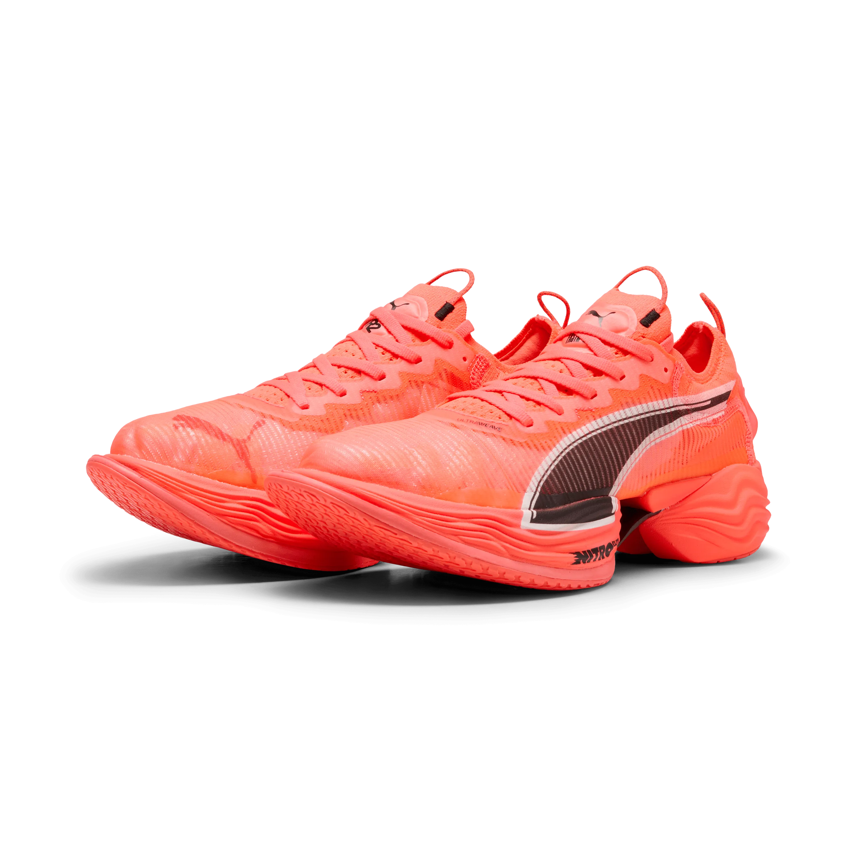 Asics Gel Lyte Iii Running Shoes Puma Women's Fast-R NITRO Elite 2 Running Shoes in Glowing Red/Puma White SS25