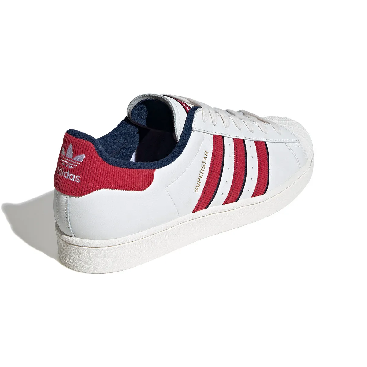 Superstar 'White Team Victory Red Night Indigo' Adidas And Palace Shoes