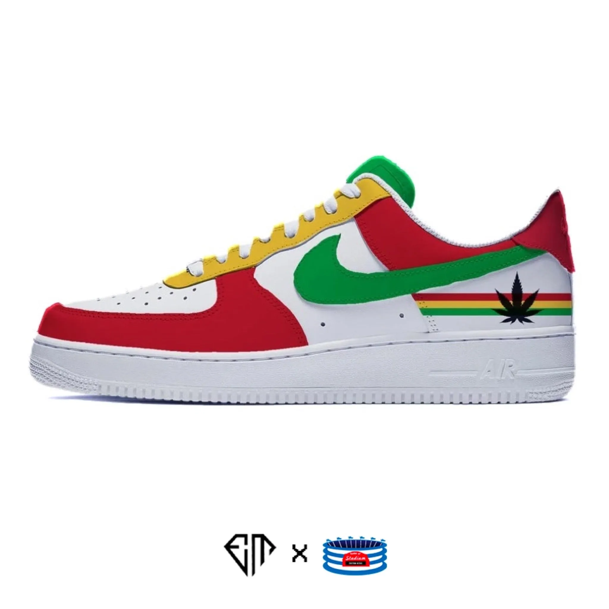 "Rasta" Nike Air Force 1 Low Shoes Asics Gel Resolution 5 Tennis Shoe