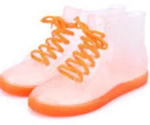 Rain boots, women with short boots, the transparent waterproof boots, ms antiskid rubber boots Waterproof Boots Shoes