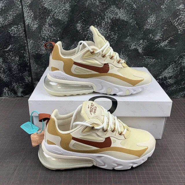 Nike- air max 270 men's running shoes original air cushion breathable comfort brand sport shoes Crossfit Asics Shoes