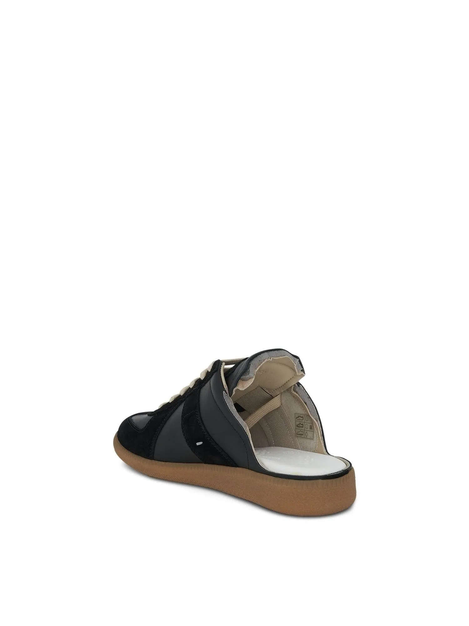 Arch Support Running Sneakers Replica Open Back Sneakers in Black