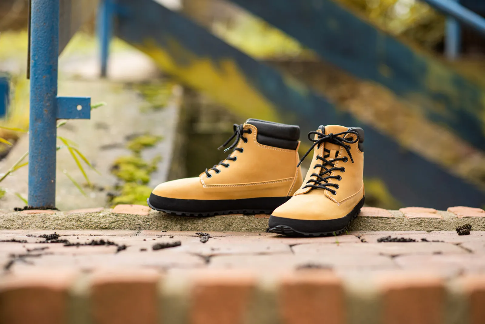 Good Inexpensive Hiking Shoes Men's barefoot shoes Shuma Nature mustard nubuck