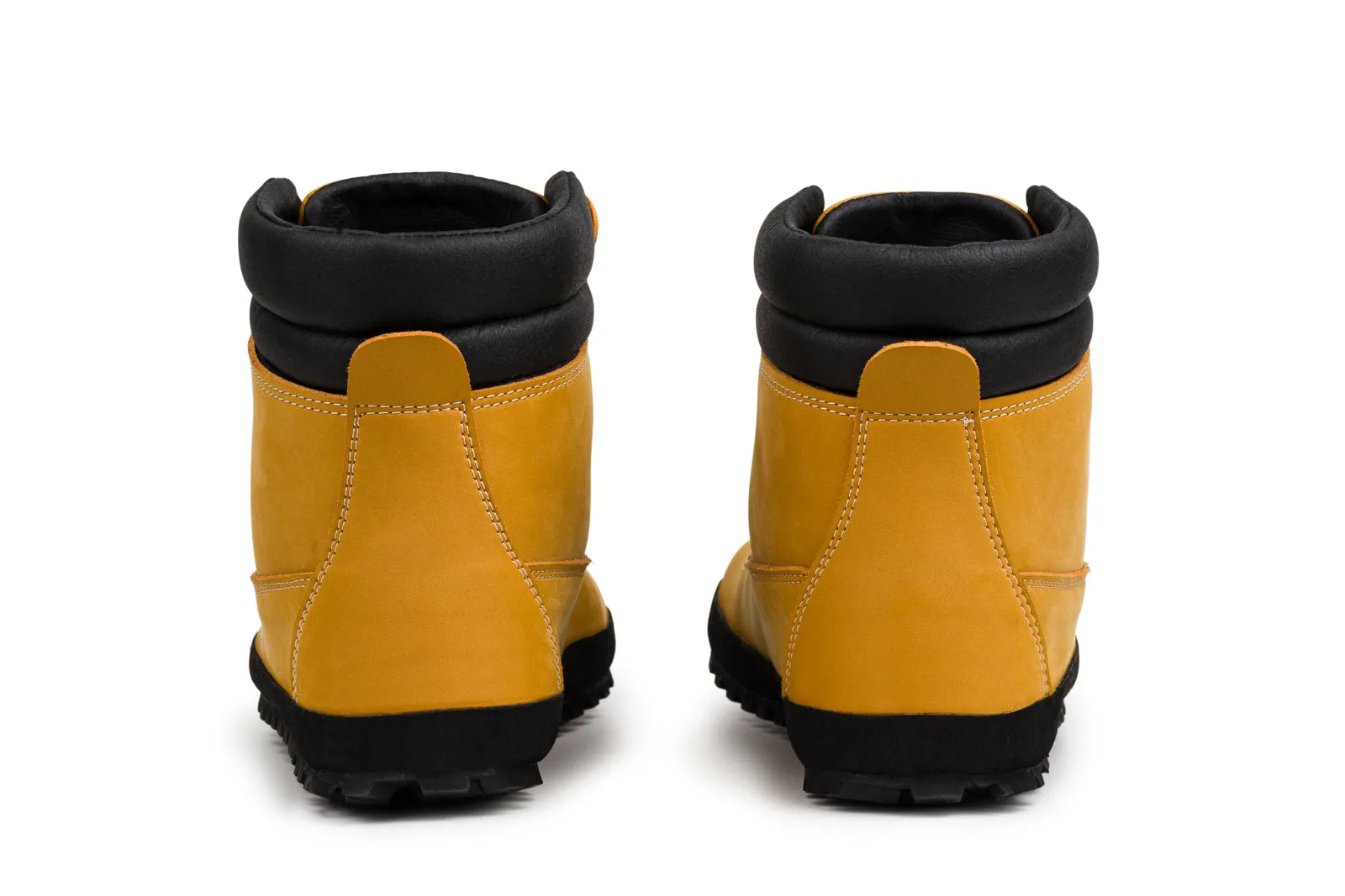 Men's barefoot shoes Shuma Nature mustard nubuck Biking Hiking Shoes