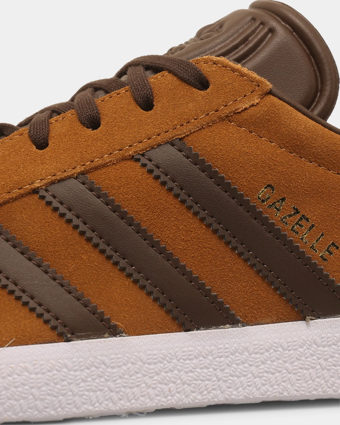 Adidas Gazelle Mesa/Brown/White Adidas Japanese Writing Shoes