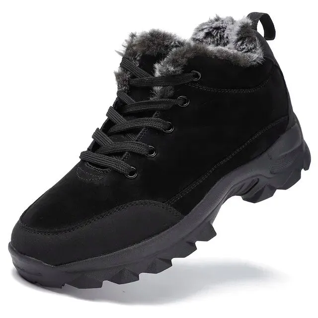 Hiking Shoes Ankle Support Riolio Men Snow Boots Winter Outdoor Walking Shoes light Sneakers for Men Winter Shoes Botines Tenis Mens Hiking Ankle Boots Footwear