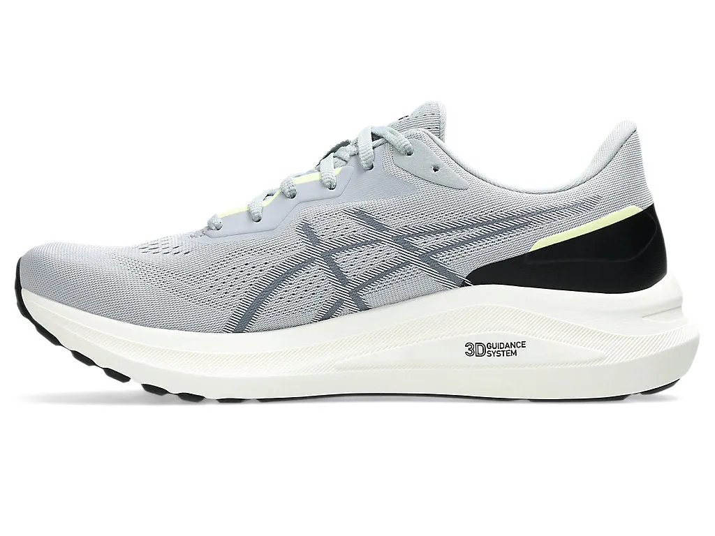 ASICS MEN'S GT 1000-13 GREY/BLACK RUNNING SHOES Asics Flat Running Shoes