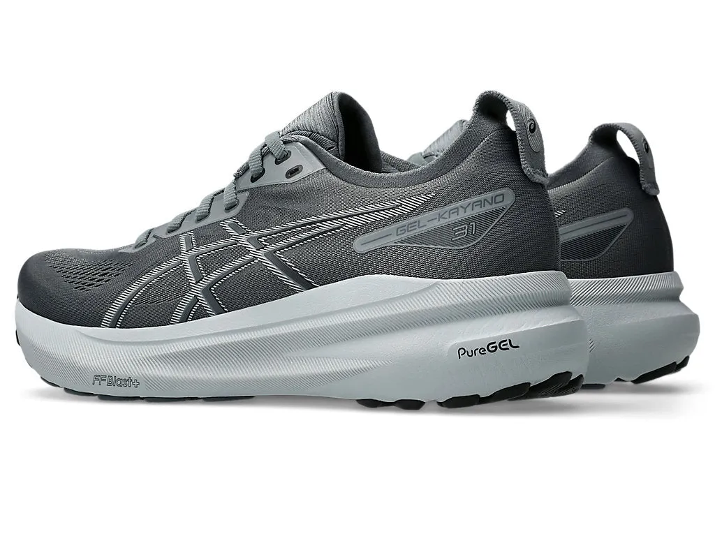 Asics Gel Resolution 9 Pickleball Shoes Asics Men's GEL-KAYANO 31 Wide - Steel Grey/Piedmont Grey