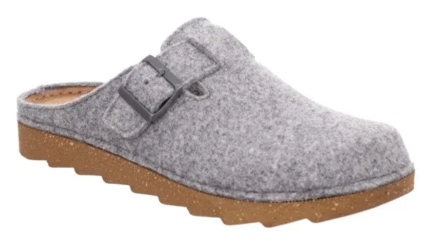 Rohde 7102-80 Mens Buckle Fastening Mule Slipper Slippers With A Hard Bottom