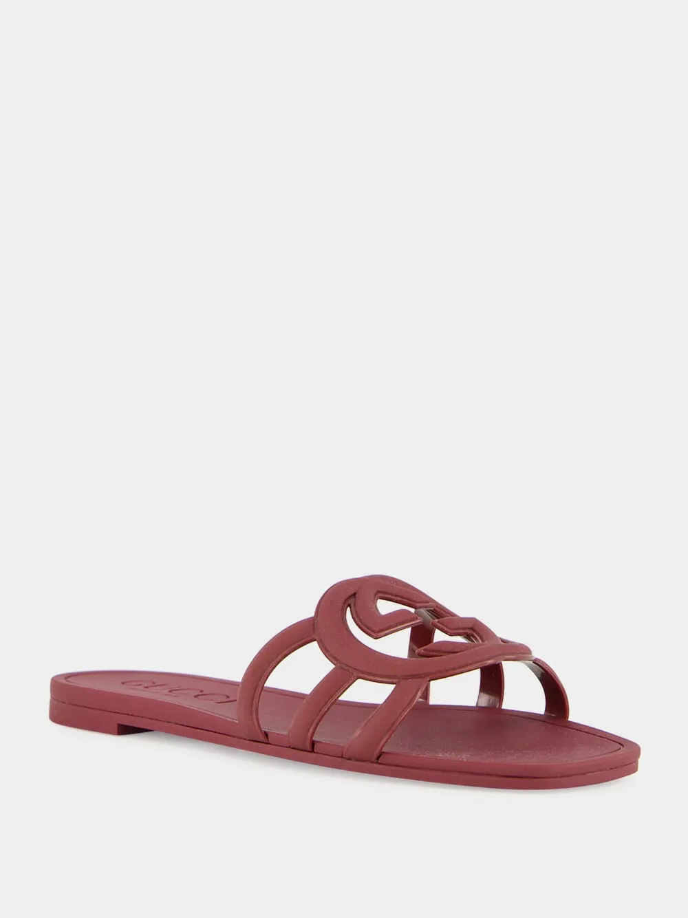 Foot Pain From Wearing Flat Shoes Rosso Ancora Red G Slide Sandals