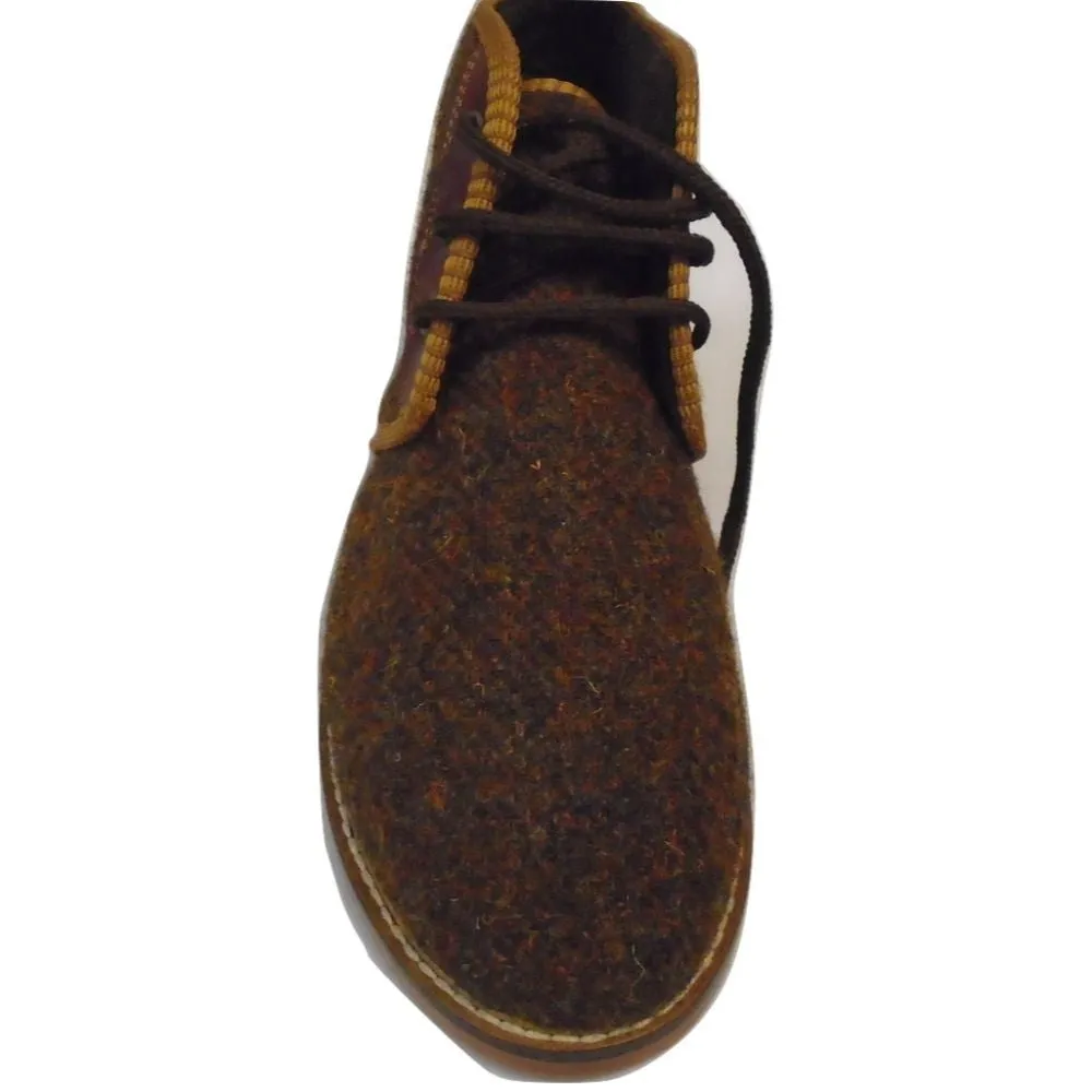 Wild Boots Rust tweed Resipsa Chukka Ankle Boot