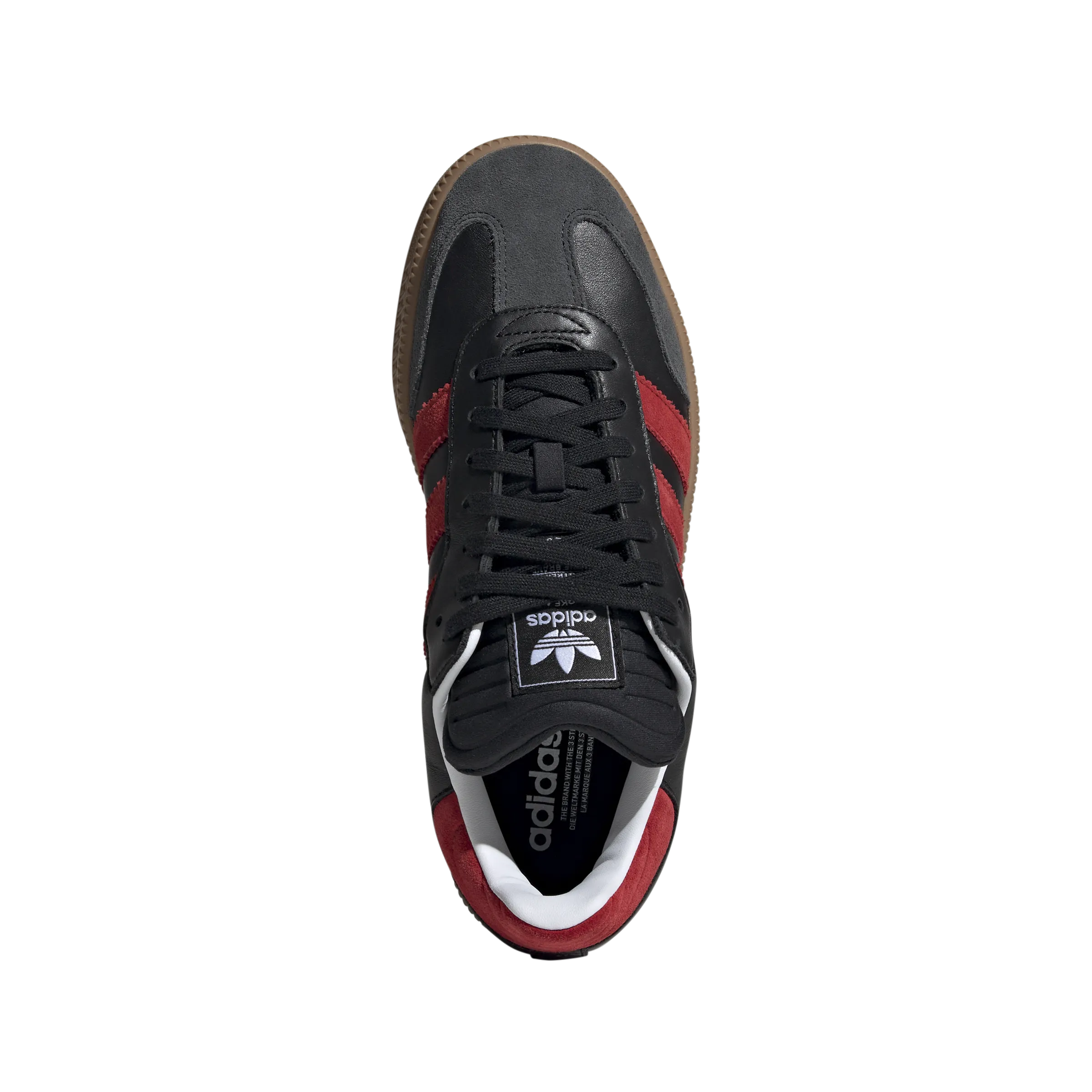 Nebraska Adidas Shoes Samba XLG 'Core Black Better Scarlet'