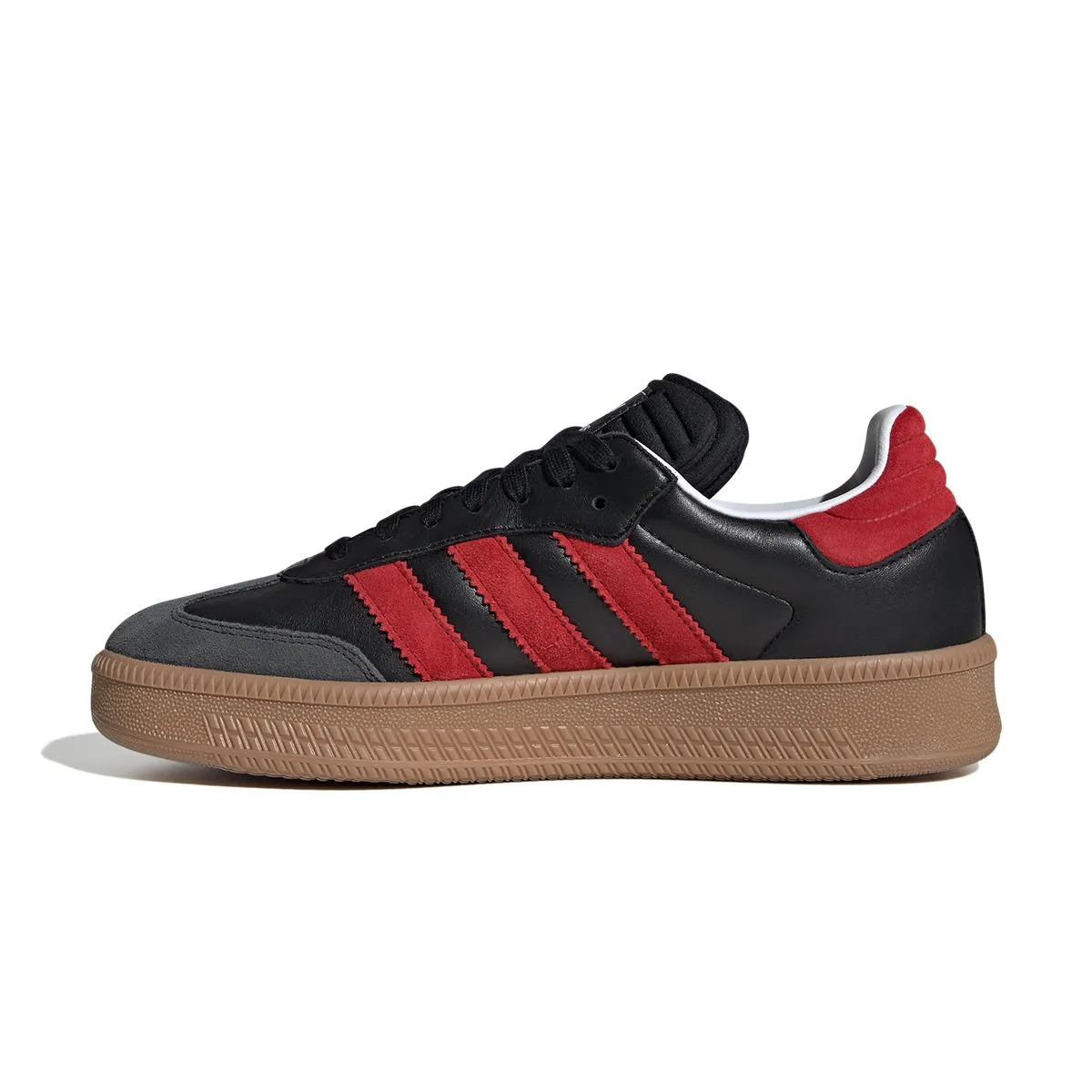 Samba XLG 'Core Black Better Scarlet' Adidas Warranty Shoes