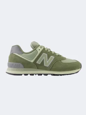 New Balance Butterscotch New Balance 574 Men Lifestyle Shoes Deep Olive