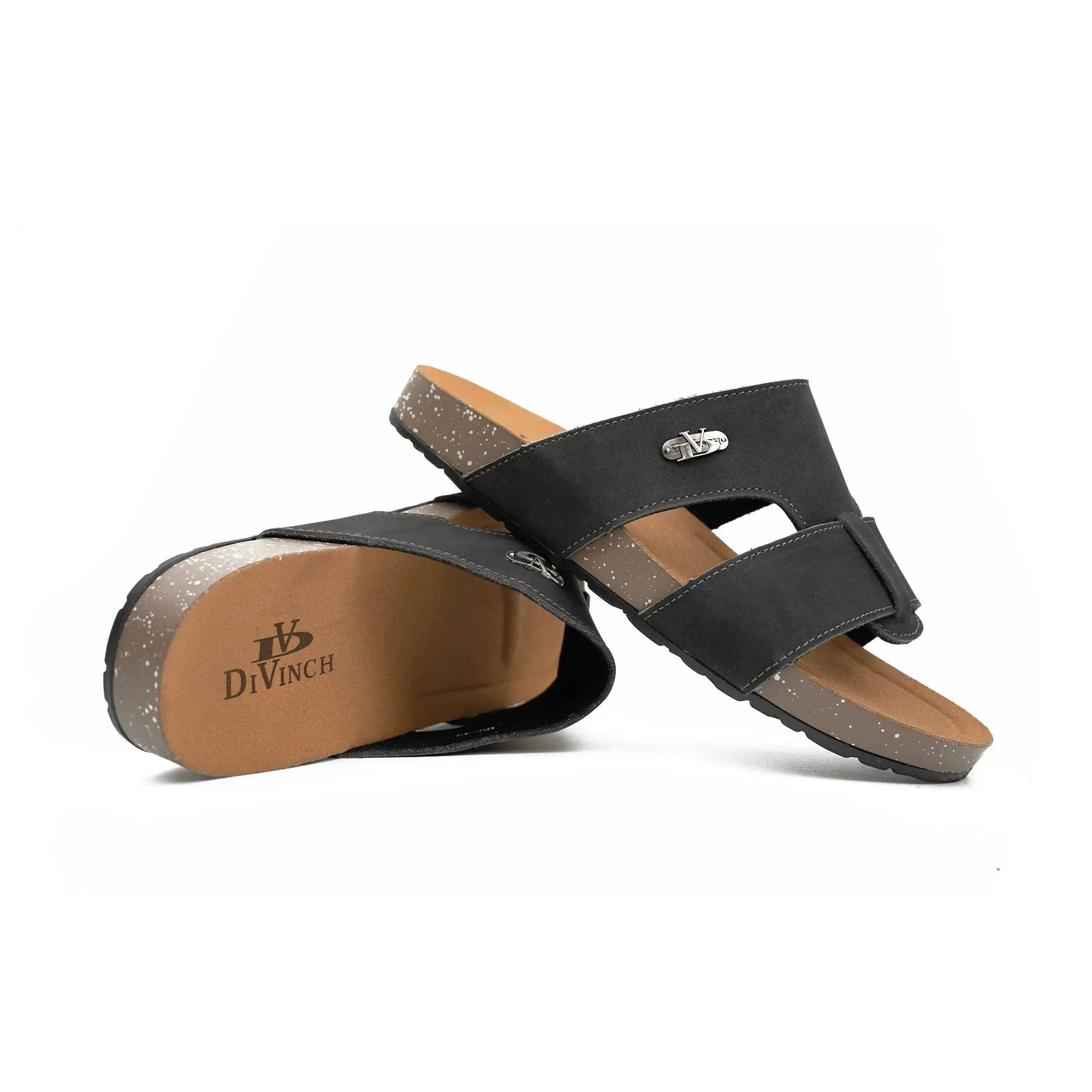 Black Double - Strap Slide Sandals Barbados Resort