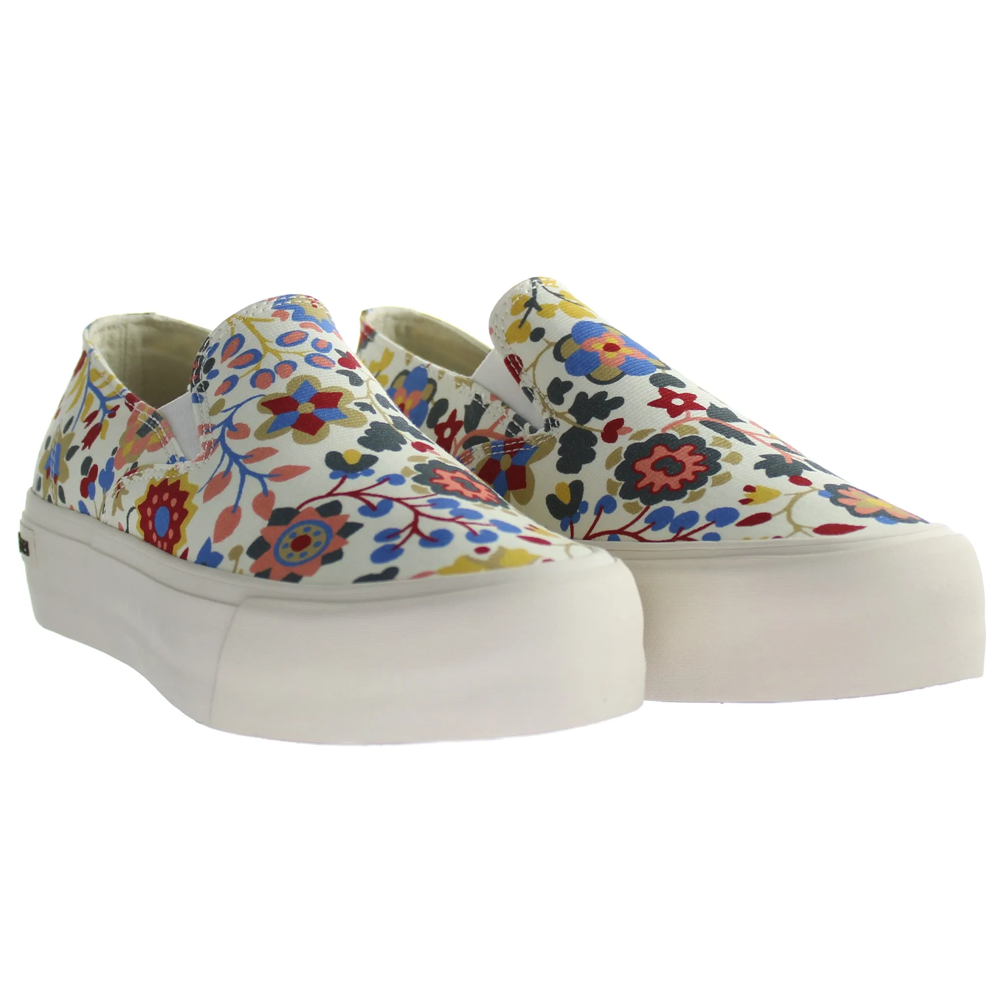Seavees Baja Platform Womens Multicolour Shoes Silver Sneakers Membership