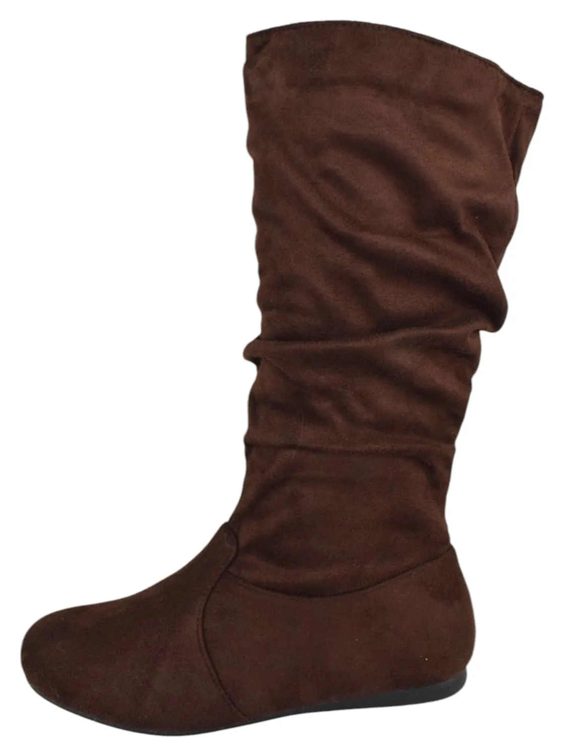 SELENA-23 Brown Suede Forever Motion Control Running Shoes Flat Feet