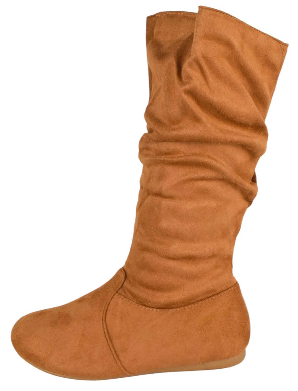 SELENA-23 Tan Suede Forever Lace Up Shoes