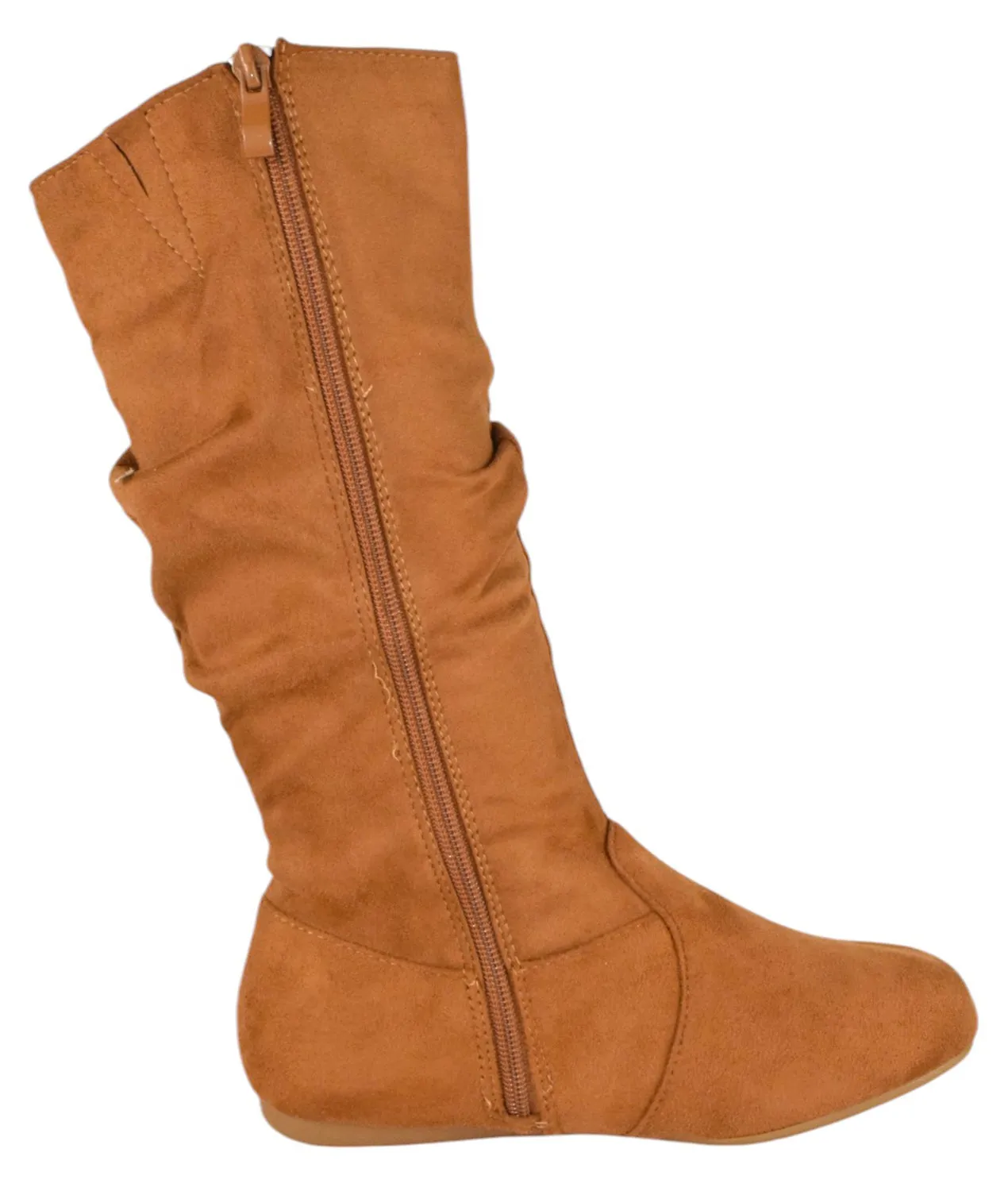 Flats Shoes In Spanish SELENA-23 Tan Suede Forever