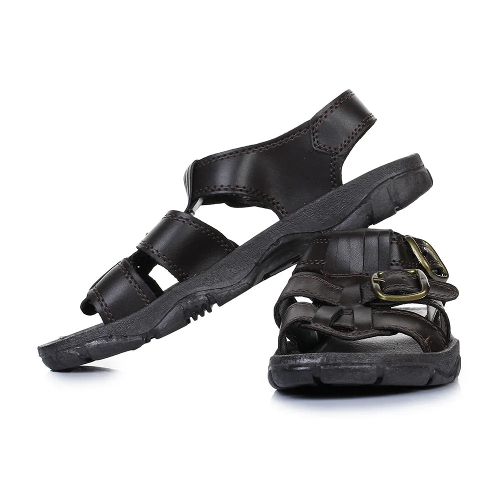 Coolers Casual (Brown) Sandals For Men SEMSON-N By Liberty Sandals St. Vincent