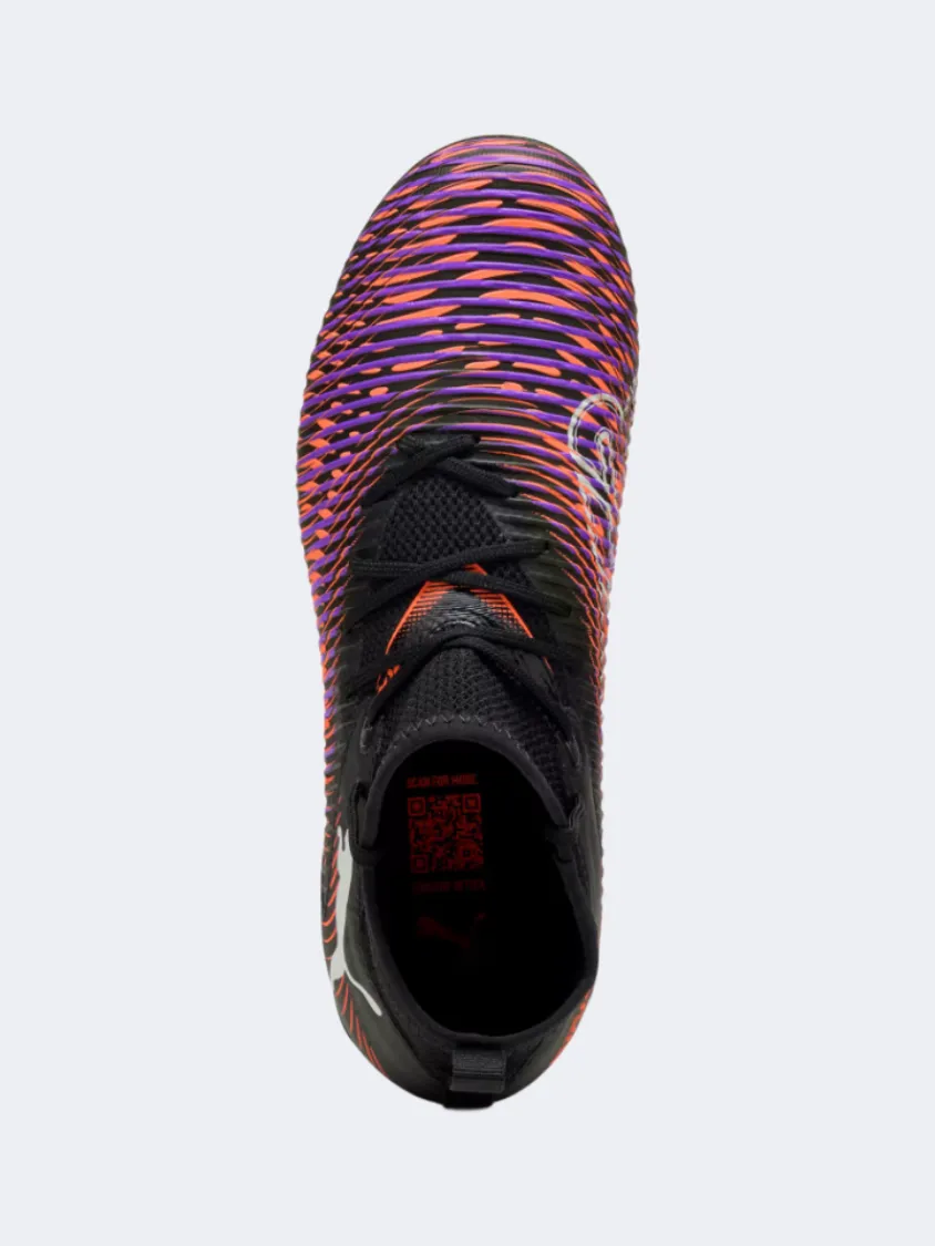 Puma Future 8 Match Firm Ground/Artificial Gs-Boys Football Shoes Black/Red Asics Shoes Everyday Comfort Amplifoam