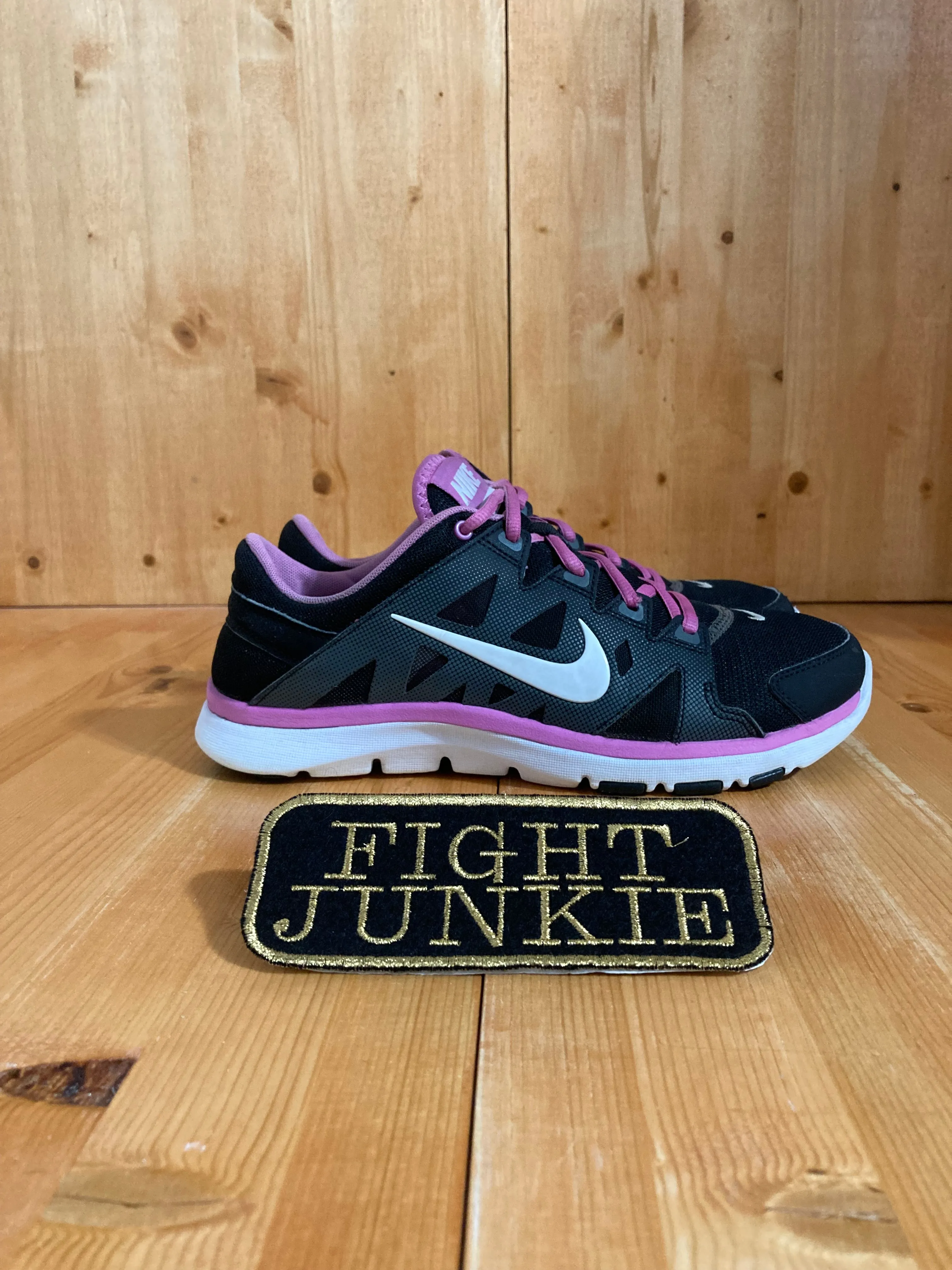 NIKE FLEX SUPREME TR 2 Women Size 8.5 Running Shoes Sneakers Black & Pink 616694-007 Asics Running Shoes Lineup