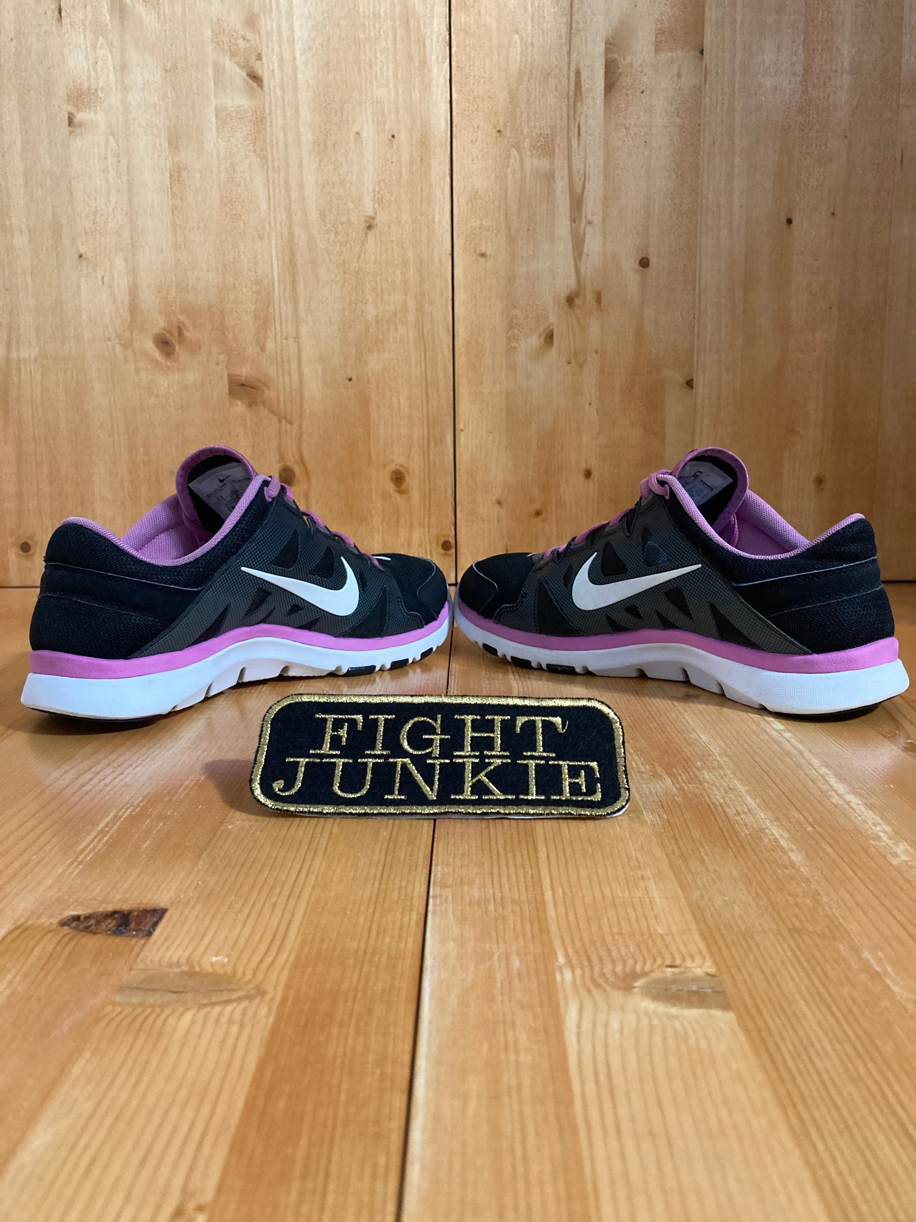 NIKE FLEX SUPREME TR 2 Women Size 8.5 Running Shoes Sneakers Black & Pink 616694-007 Best Asics Shoes For Sever's Disease