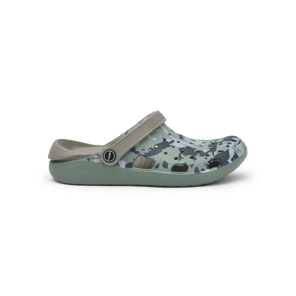 Van Noten Sandals A-HA Green Casual Slingback Clogs For Men LPMXT-811 By Liberty