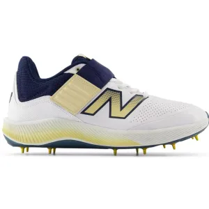 White Womens New Balance 574 New Balance CK4040v6 2E WIDE Adults Cricket Shoes