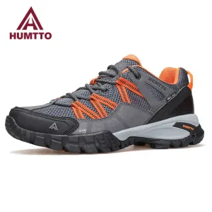 Cheap But Good Hiking Shoes HUMTTO Summer Breathable Shoes for Men Non-slip Hiking Men's Sports Shoes Luxury Designer Outdoor Black Rubber Trekking Sneakers