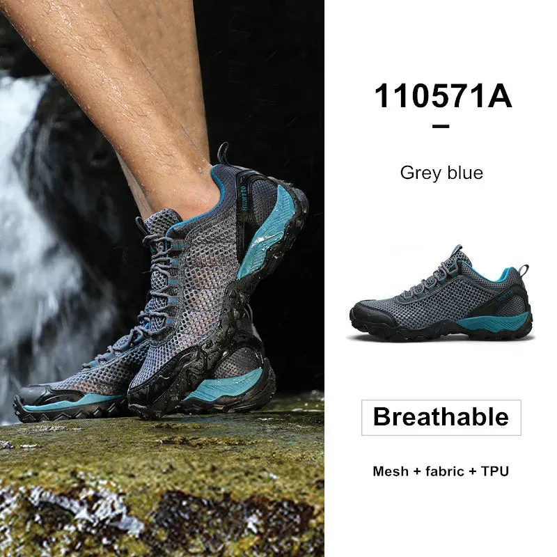 Tantu Hiking Shoes Amazon HUMTTO Summer Breathable Shoes for Men Non-slip Hiking Men's Sports Shoes Luxury Designer Outdoor Black Rubber Trekking Sneakers