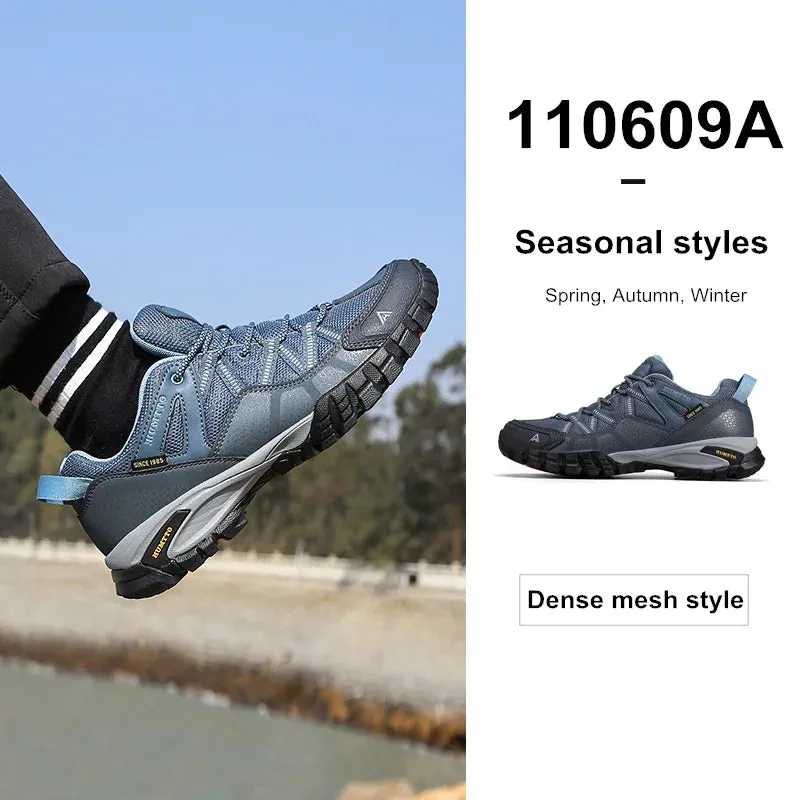 HUMTTO Summer Breathable Shoes for Men Non-slip Hiking Men's Sports Shoes Luxury Designer Outdoor Black Rubber Trekking Sneakers Ross Hiking Shoes