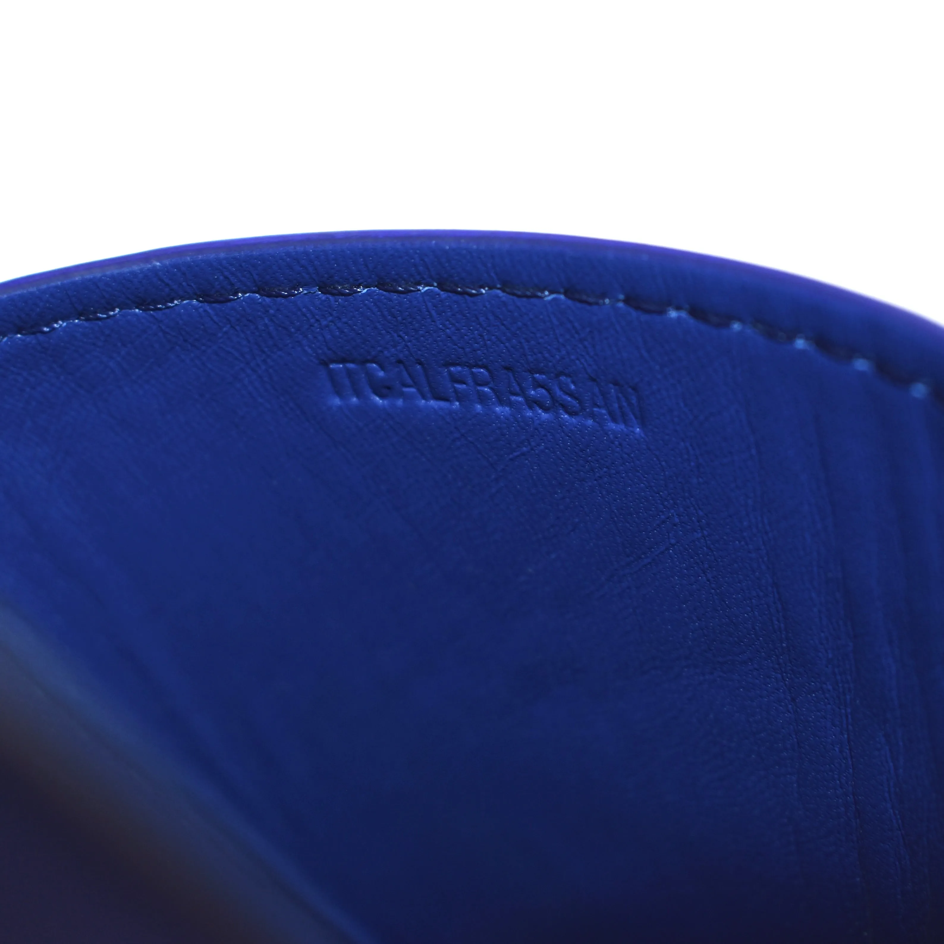 Hotel Slippers Disposable Burberry - Blue Leather TB Monogram Logo Melroy Slides