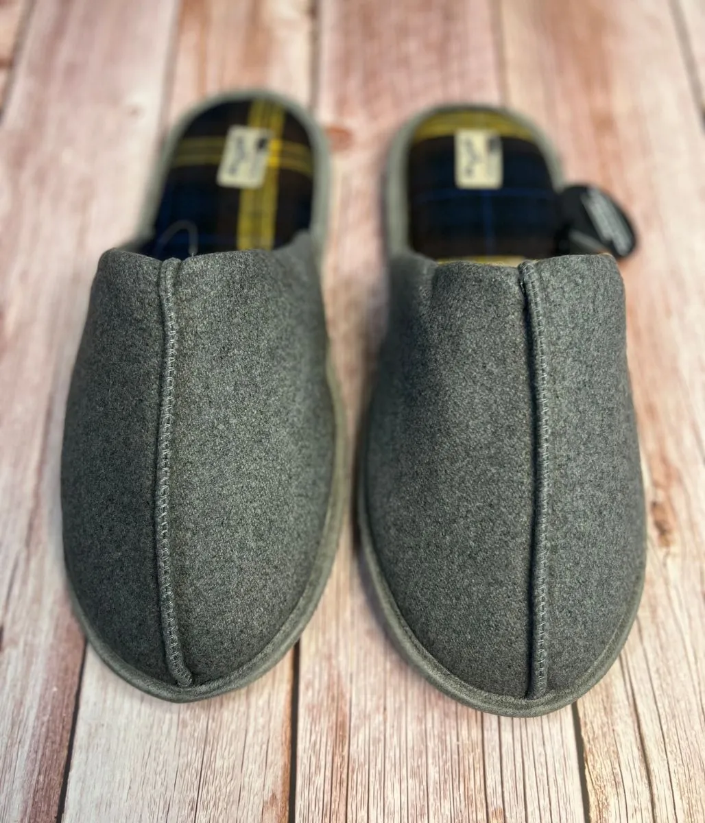 Squishable Slippers Men's Grey Mule Slippers