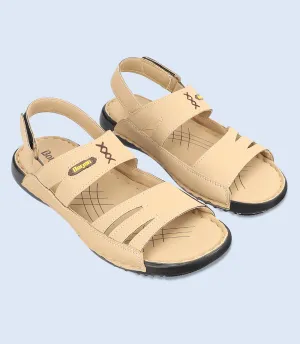 BM5684-BEIGE-Men Sandal Rainbow Sandals San Clemente